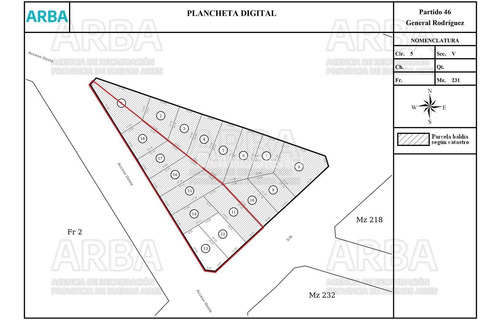 Imagen 6 de 6 de Terreno En Venta O Permuta Ubicado En Colectora Acceso Oeste - General Rodríguez, General Rodríguez