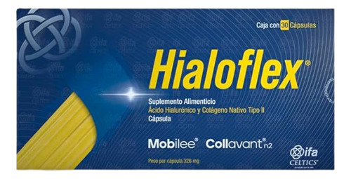 Hialoflex Ácido Hialurónico, Colágeno Nativo Tipo Ii 30 Caps