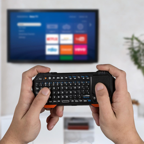 Controlador Teclado Inalámbrico Qwerty Con Panel Táctil Para