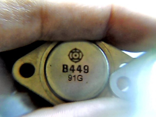 Transistor 2sb449 B449 Ecg121 To-3 Gp