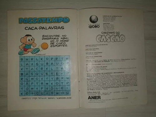 Gibizinho Do Cascão N° 3 Editora Globo 1991