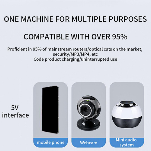 Fonte De Alimentação Ininterrupta Mini Ups, Backup De