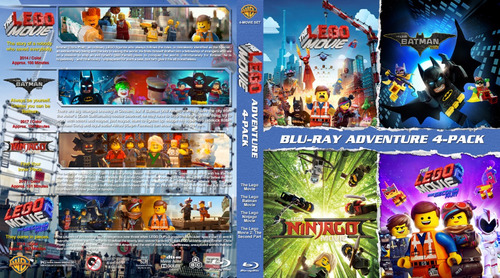 The Lego Movie Coleccion 2014-2019 En Bluray. 4 Discos!