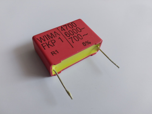 Capacitores Wima Fkp1 600v 4700pf 5 Pzas (energia Escalar)