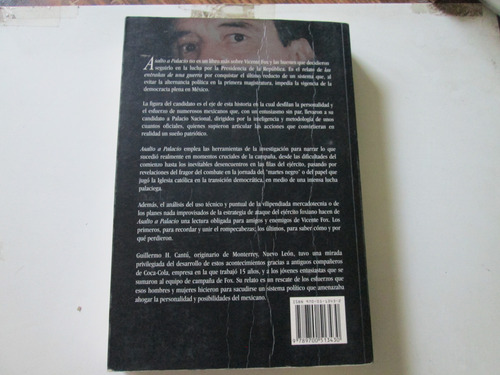 Asalto A Palacio Entrañas De Una Guerra, Guillermo Cantú (Usado)