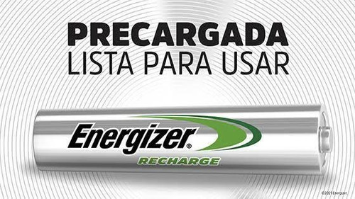 Pilas Recargables Energizer Recharge 6 Pilas Aa +4 Pilas Aaa