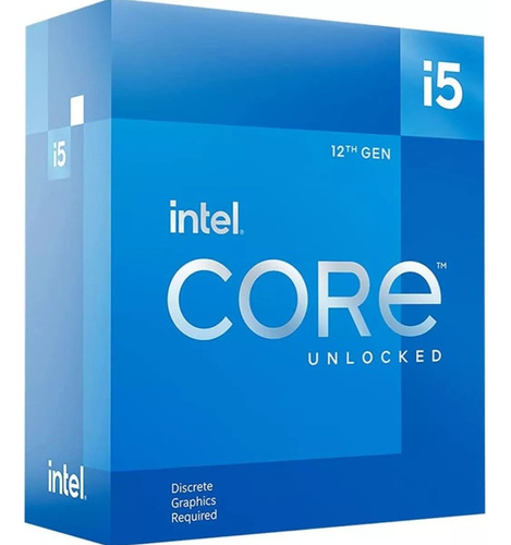  Procesador Intel Core I5 12400 2.5 Ghz 6 Core Lga 1700