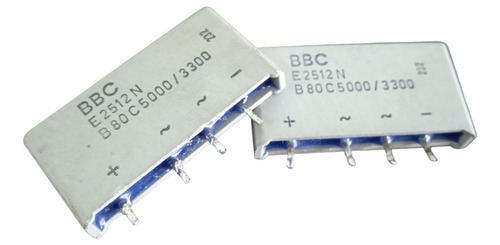 Kit De 2 Puentes Rectificador Bbc E2512n B80c C-00007