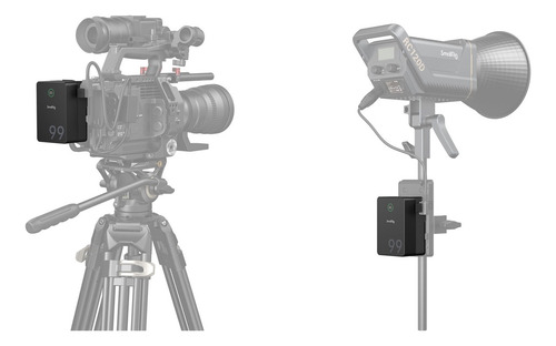 Batería V-mount Smallrig Vb99 Pro Mini @ Canon R5c Nikon Z8