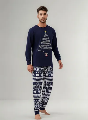 Conjunto De Pijamas Navidad Juego Para Familiares Y Parejas