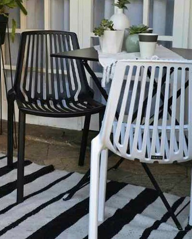 Silla Lain Pack 2 Exterior Plastica