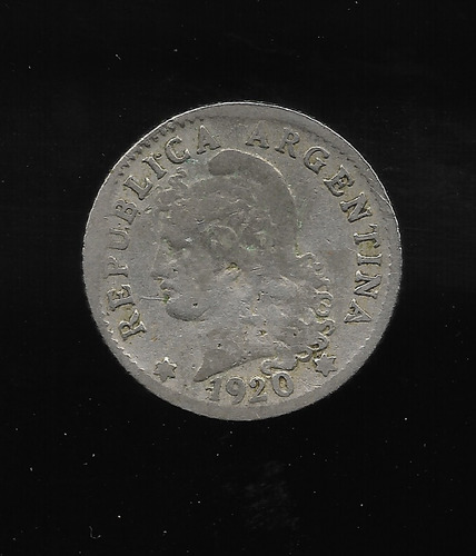 Ltc601. Moneda Nacional De 5 Centavos De 1920.