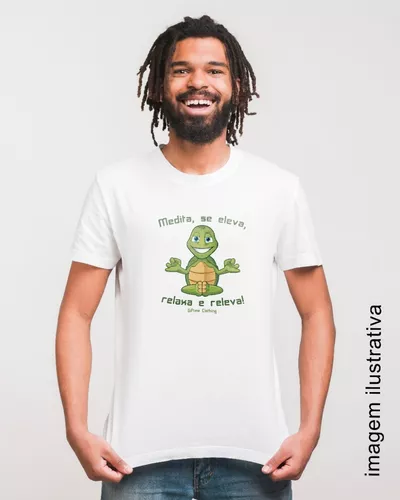 Camiseta Personalizada Meditação - Giftme Divertidas Yoga