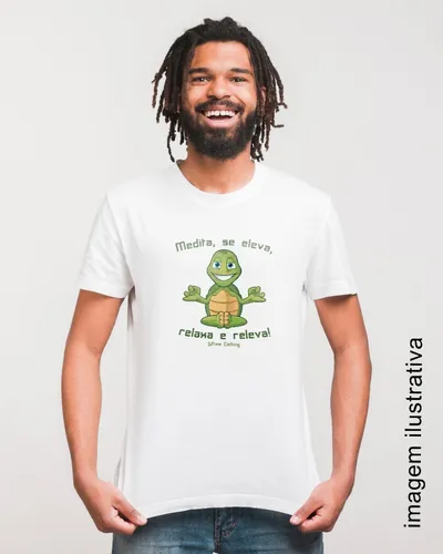 Camiseta Personalizada Meditação - Giftme Divertidas Yoga