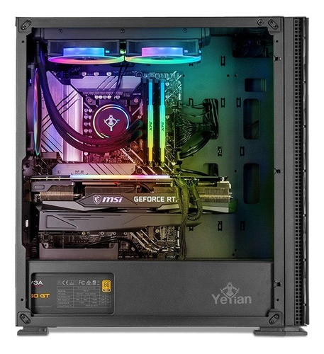 Pc Gamer Yeyian, NVIDIA GeForce RTX 3070 Ti 8GB, Intel Core i7-13700KF 3.40GHz, 32GB, 1TB SSD + 2TB HDD, 850W 80 PLUS Gold, Enfriamiento Líquido 240 mm, Wi-Fi