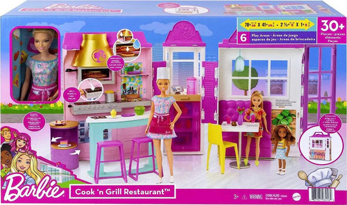 Barbie Estate Conjunto Restaurante Com Boneca - Mattel