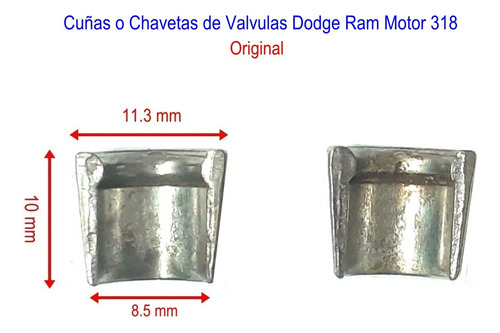 Cuñas O Chavetas De Valvulas Dodge Ram Motor 318
