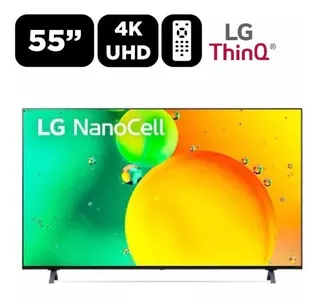 Televisor Smart 4k LG 55 Nanocell Thinq Ai 55nano75sqa