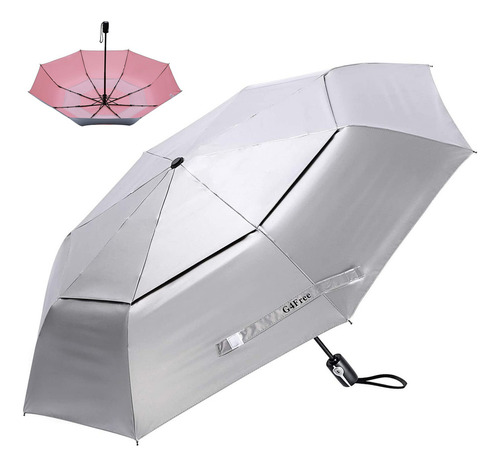 Paraguas G4free Upf 50+ Con Protección Uv De 23 Pulgadas, Ap