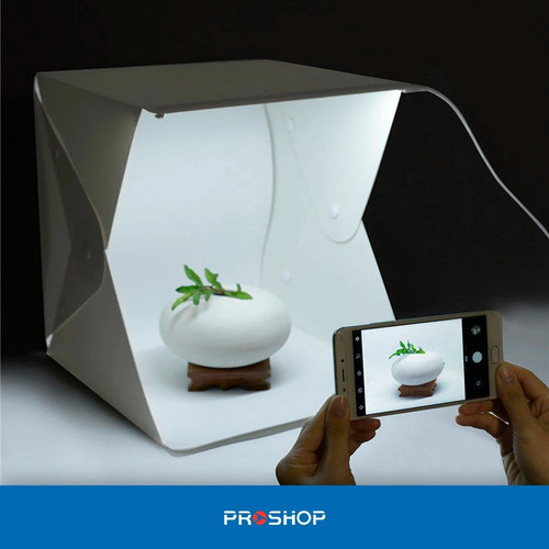 Imagen 9 de 10 de Caja De Luz Light Box Soft Box Led 40x40 Fotografia Plegable