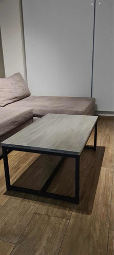 Imagen 4 de 10 de Mesa Ratona Industrial Moderna (60x100x40 Cm)