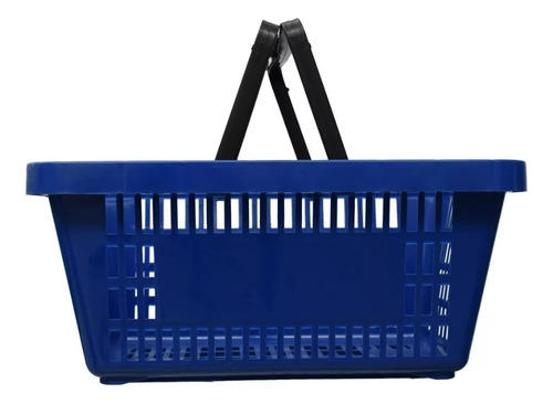 Kit com 15 cestos para compras Sombrisul cor azul