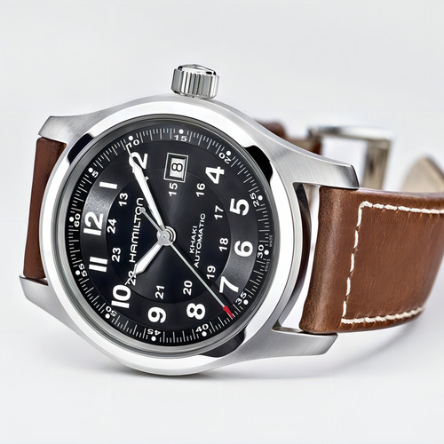 Relógio automático Hamilton Khaki Field H70555533 A. Oficial