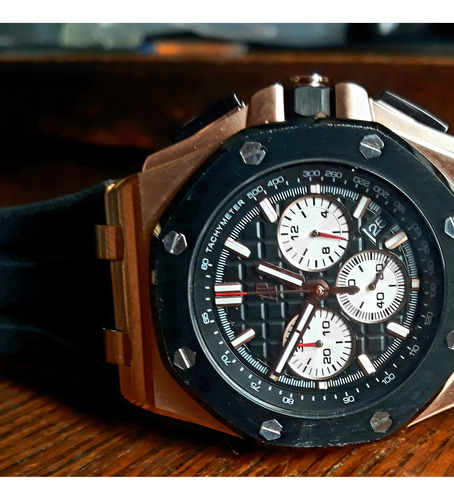 A Piguet Royal Oak Offshore Cronografo Oro Rosa /ngro. Inmac