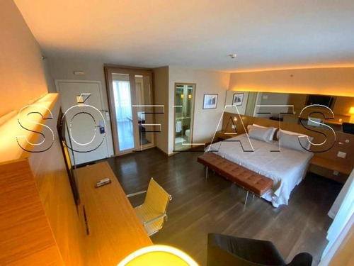 Imagem 2 de 15 de Flat Próximo A Av Faria Lima , Parque Do Povo E Shopping Iguatemi. - Sf25406