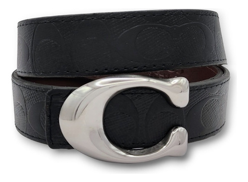 Cinturón Coach Sculpted C Unisex Hombre Mujer