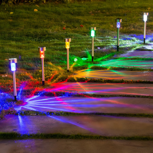 Luces Solares Blancas Para Jardín, 10 Piezas, Tyrael