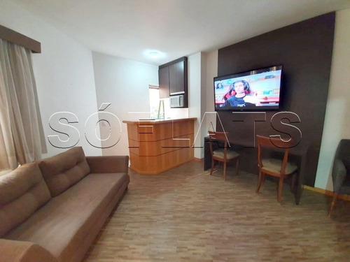 Imagem 6 de 15 de Flat Hampton Park Disponível Para Venda Com 31m² E 01 Vaga De Garagem - Sf209