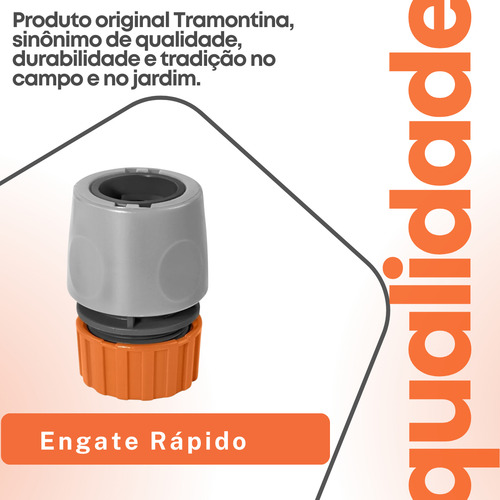 Engate Rápido P/ Mangueira 1/2 Tramontina 78506000