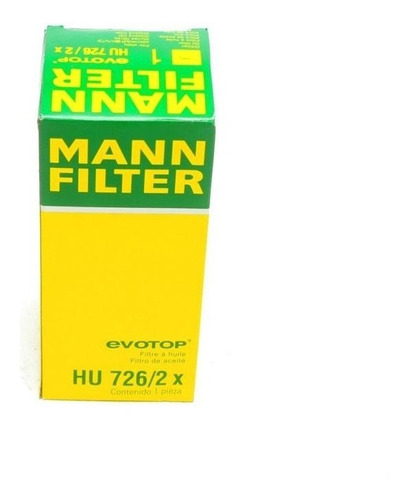 Filtro Aceite Jetta A4 2010 1.9 Tdi Mann Hu726/2x