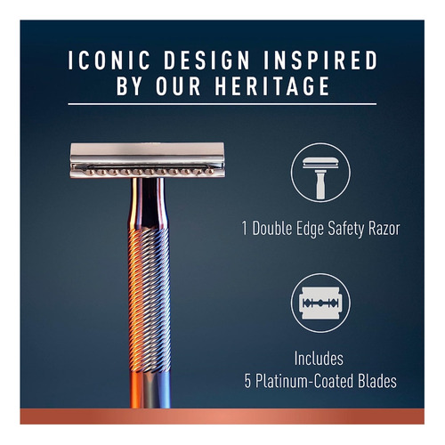 Cuchillas De Afeitar King C Gillette De Doble Filo 10 Unidad