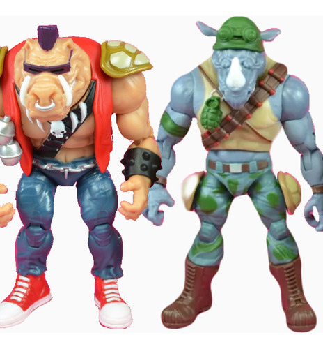 Rocksteady & Bebop Playmates Clásicos Tmnt