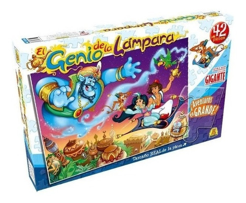 Imagen 2 de 3 de Puzzle Genio Lampara 42 Pzas 260