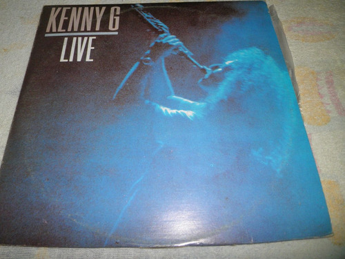 Disco Doble Vinyl 12'' Kenny G - Live (edic. Venezuela 1990)