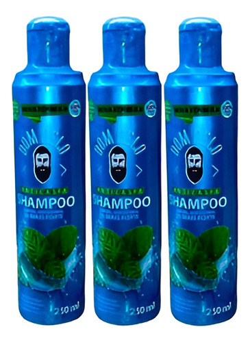 Shampoo Anticaspas 3 Em 1 Dom Pelo Barba, Cabelo E Bigode