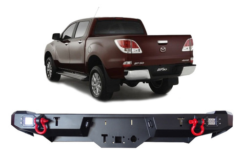 Parachoque Trasero Fierro Compatible Con Mazda Bt-50 13-21