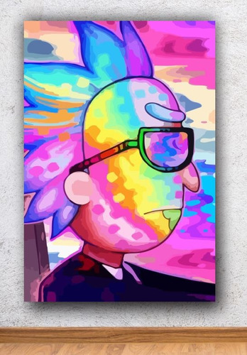 Cuadro Decorativo En Canvas Rick Y Morty Arte 28x41 Cm - 51