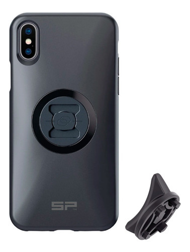 Carcaza Covertor iPhone X Con Sistema Montaje Sp Color Negro Liso