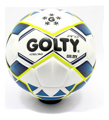 Balon Futbol Sala Golty Pro Dualtech-azul Color Azul