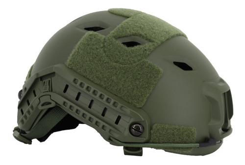 Imagen 2 de 8 de Casco Tactico Rbn Tactical Picatinny Airsoft Verde