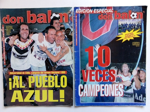 Revista Don Balon - Universidad De Chile -campeon 1999-