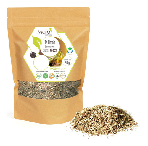 Té Limón / Zacate De Limón - 100% Natural 250 Gramos