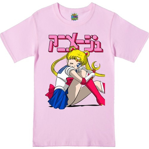 Remera Rosada De Sailor Moon