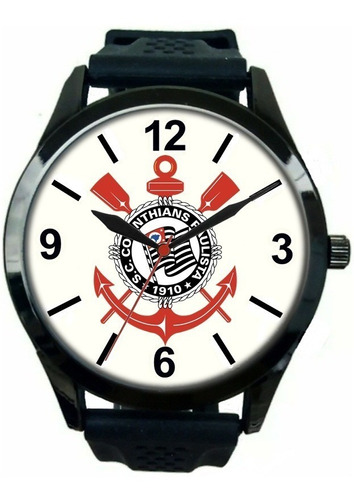 Relógio Pulso Barato Personalizado Torcedor Corinthiano Fiel