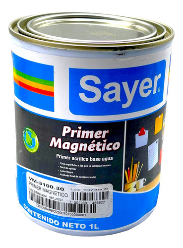 Pintura Con Efecto Magnético Base Agua Vm-3100 Sayer 1litro