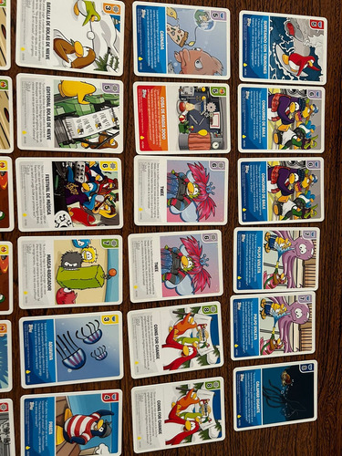 Lote Tajetas Topps - Club Penguin Card Jitsu - 36 (Usado)